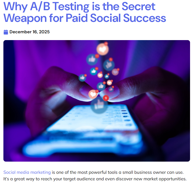 Why A/B Testing is the Secret Weapon for Paid Social Success